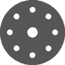 velcro discs 8+1 holes